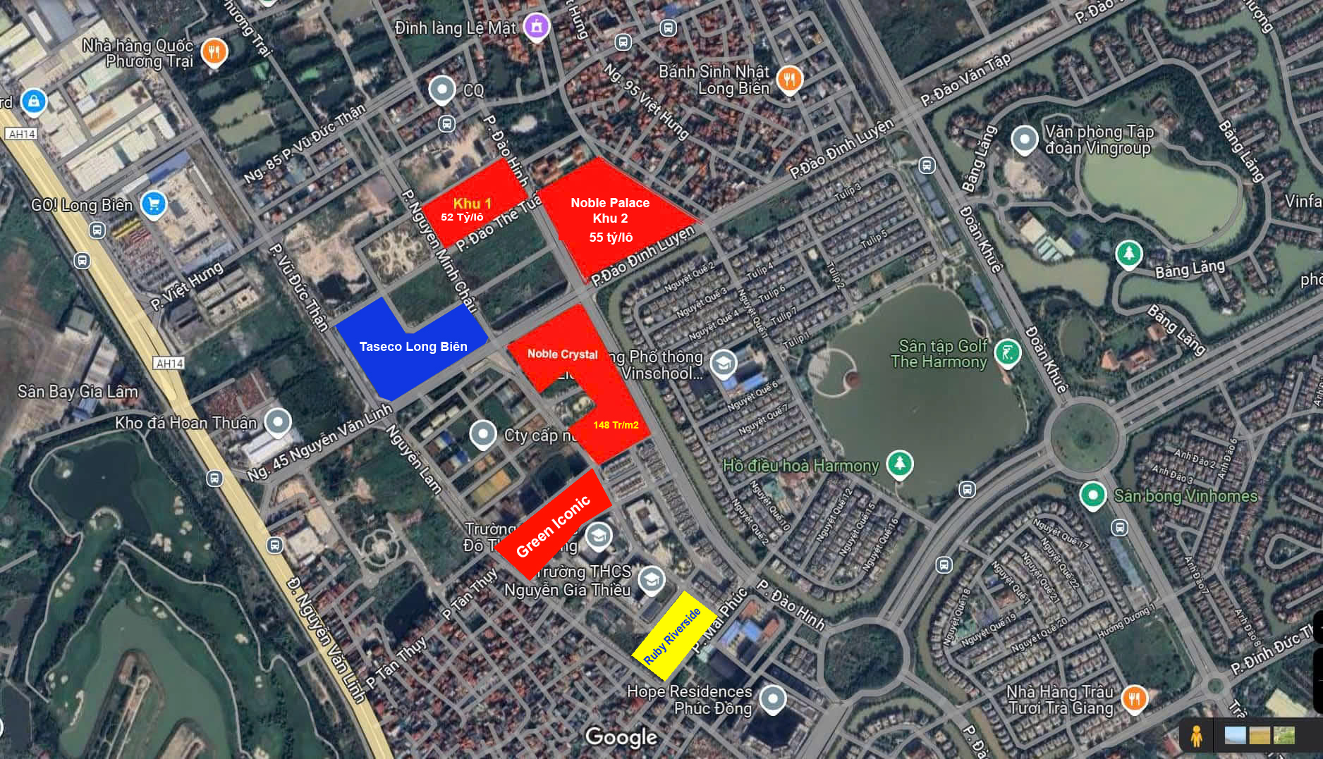 Vị trí dự án Ruby Riverside 