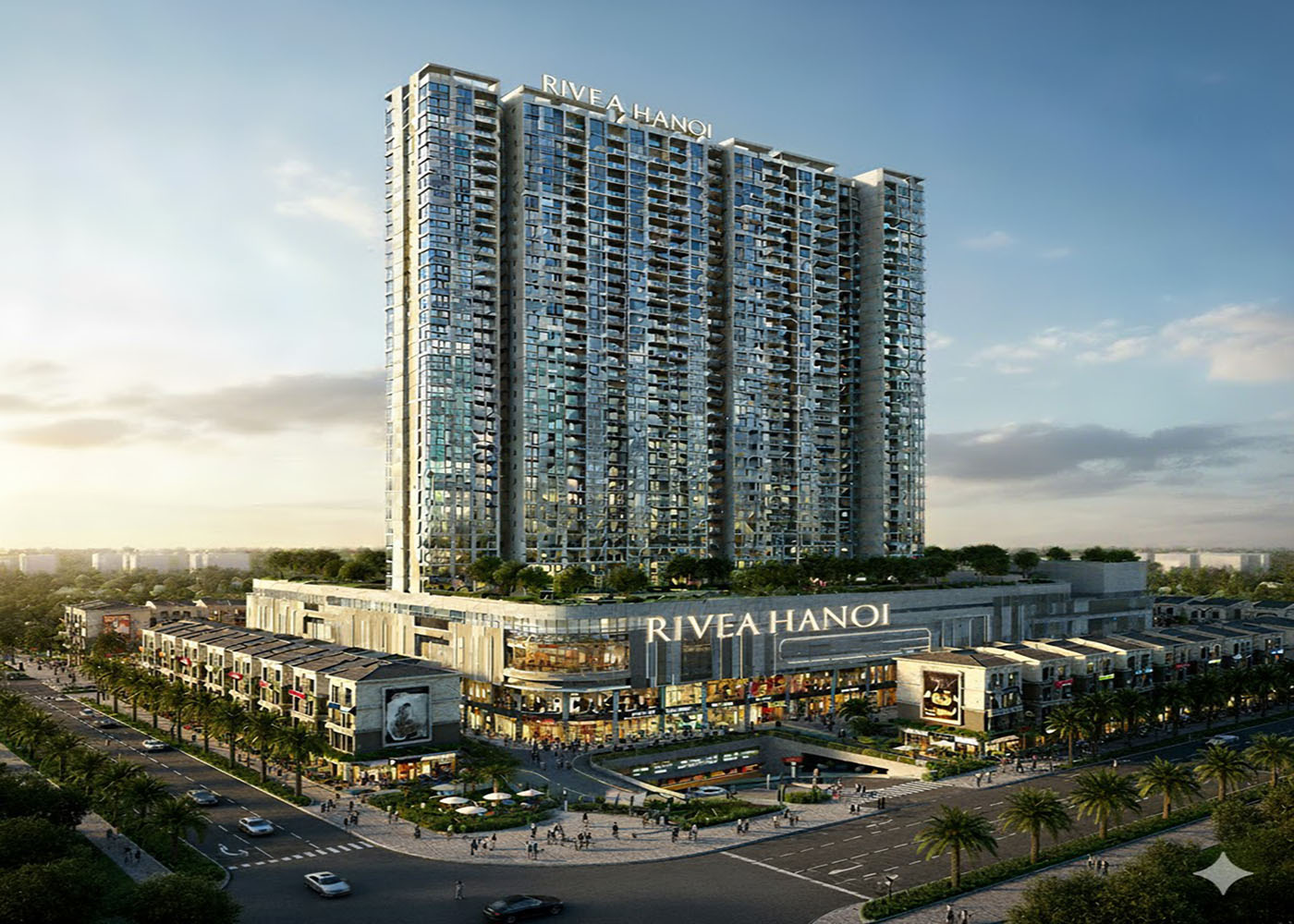 Mặt bằng căn hộ Rivea Hanoi Hoàng Mai