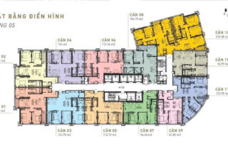 mặt bằng Hà Nội Park Centric