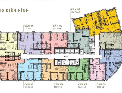 Mặt bằng căn hộ Hà Nội Park Centric đa dạng – Đáp ứng nhu cầu an cư