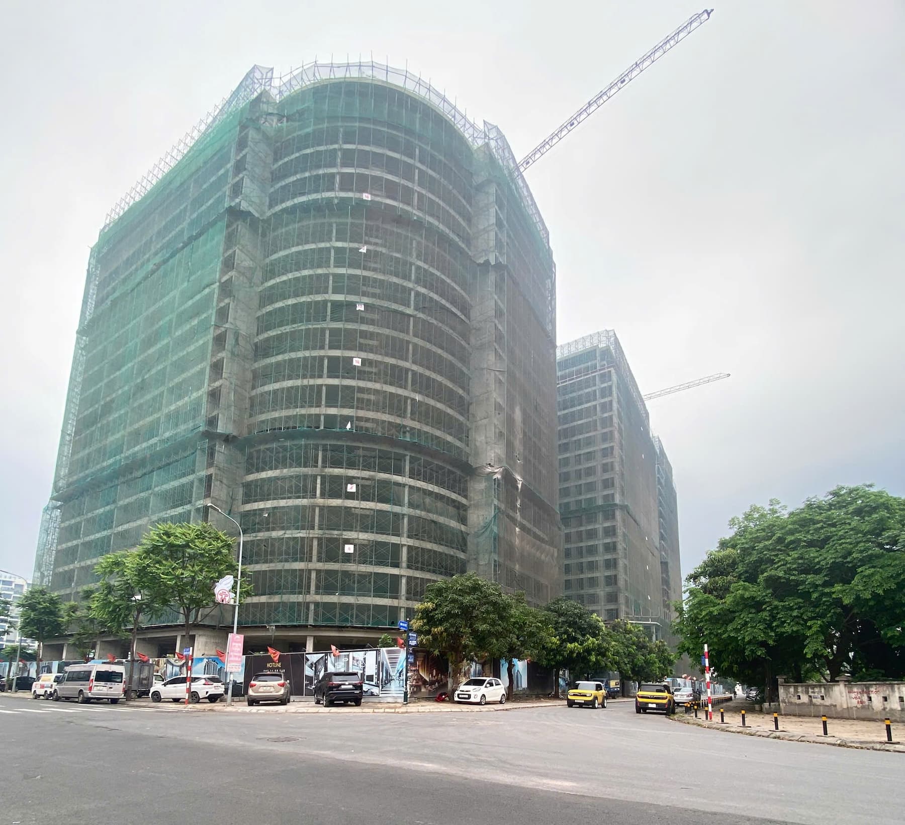 Tiến độ thi công dự án Ruby Rivrside - Dự án đã cất nóc 3 toà