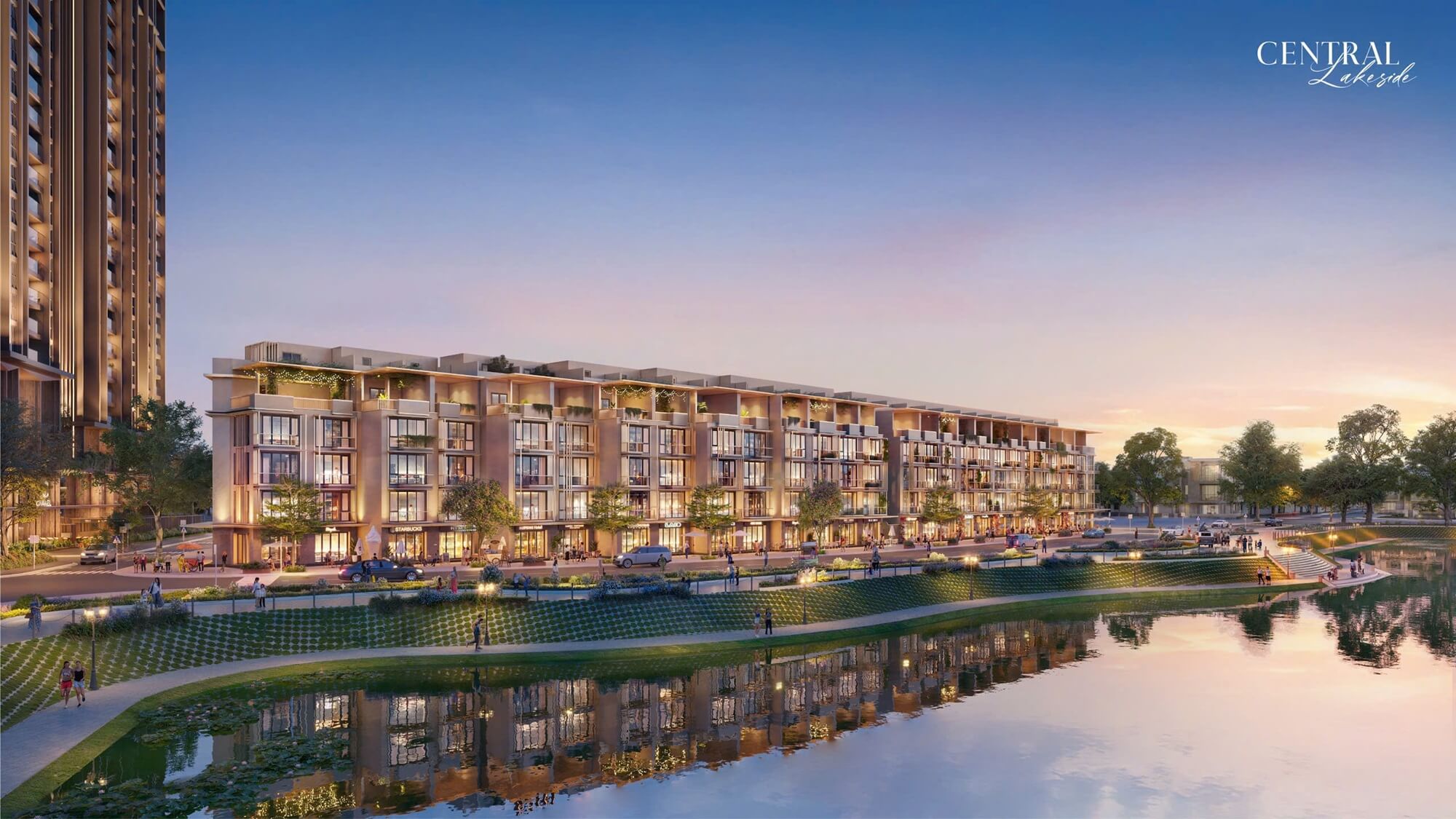 Khu Thấp tầng Nhà Phố Shophouse Central Lakeside