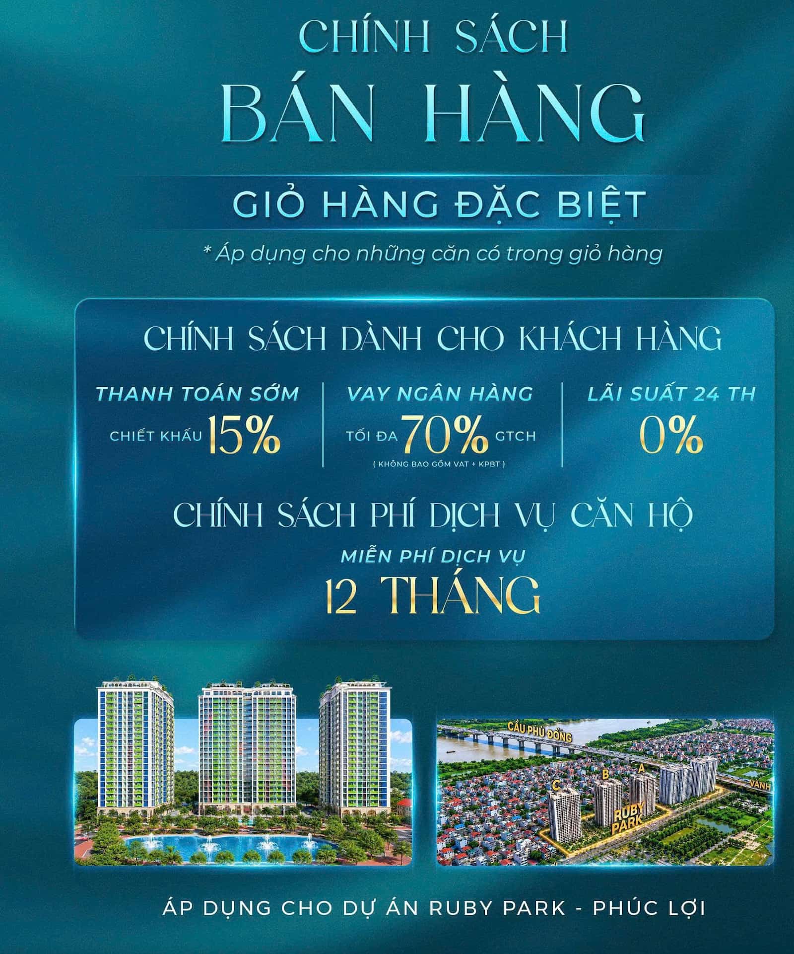Chính sách bán hàng Ưu Việt Ruby Park
